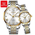 OLEVS Brand Auto Mechanical WristWatch For Lover  Water Resistant Feature  Auto Day/ Date Watch For  Couple Valentine  Watch